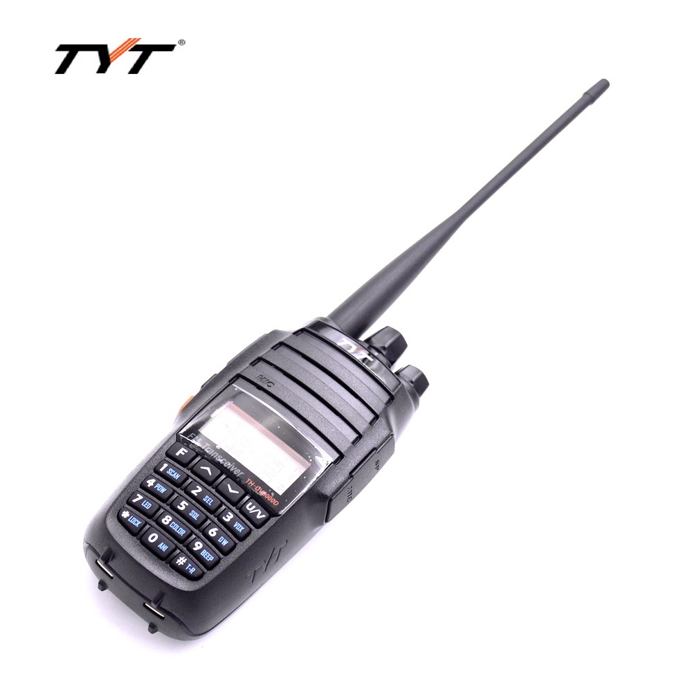TYT THUV8000D Ham Walkie Talkie 10W Transmit Power Two Way Radio & 2