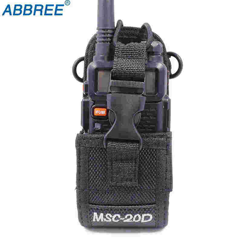 Étui Holster Multi-fonctions Pour Radio MSC-20D - Taille 35x63x125mm - Nylon Noir - Neuf Origine
