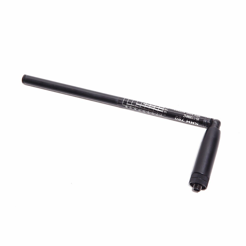2 Antenne Telescopiche SRH789 SMA Maschio | 95-1100 MHz | Pieghevoli Per Ricetrasmettitori Yaesu, Kenwood, Wouxun