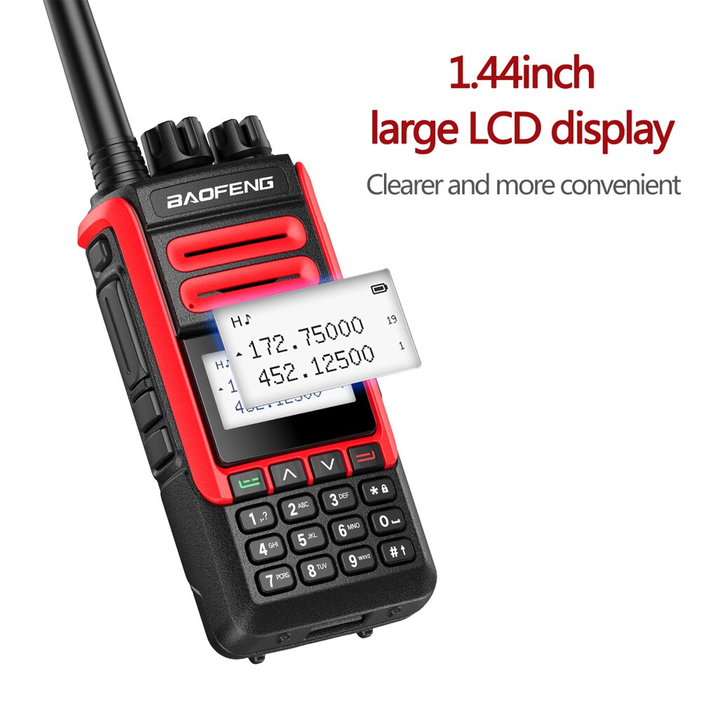 Baofeng BFH7 Walkie Talkie Dual Band 10W Powerful Transceiver 136174 400520MHz Hunting Two